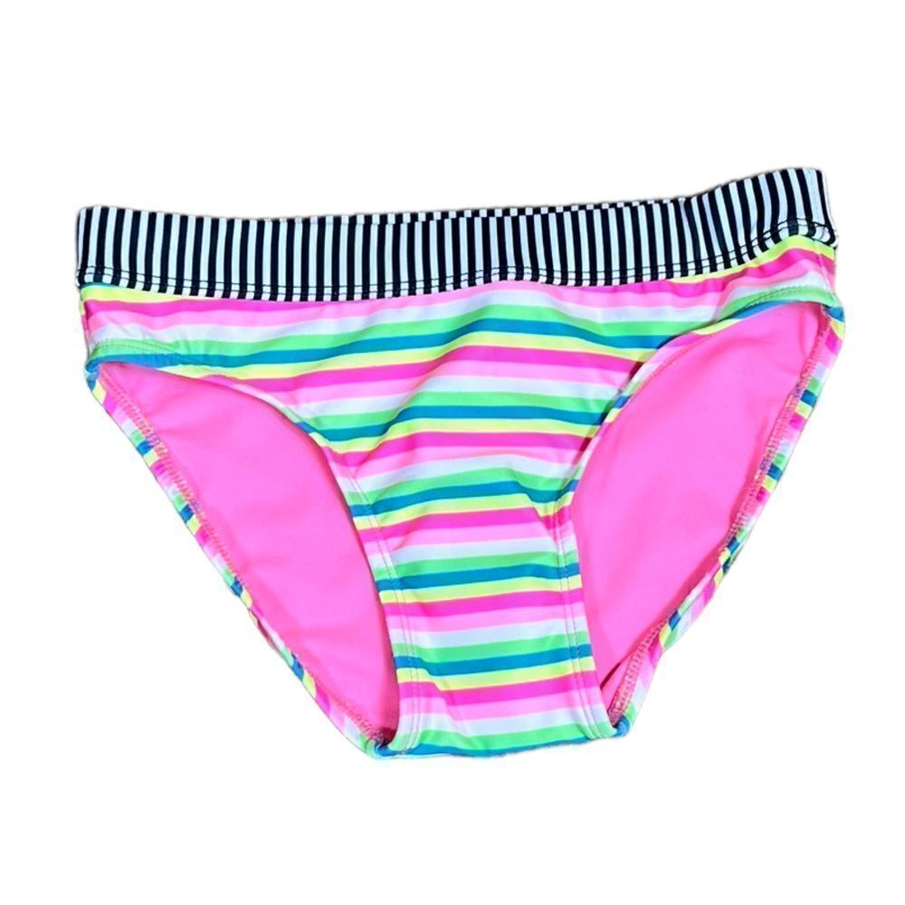 Dolfin Uglies Junior’s Striped Bikini Bottoms, Size S, NWT‎